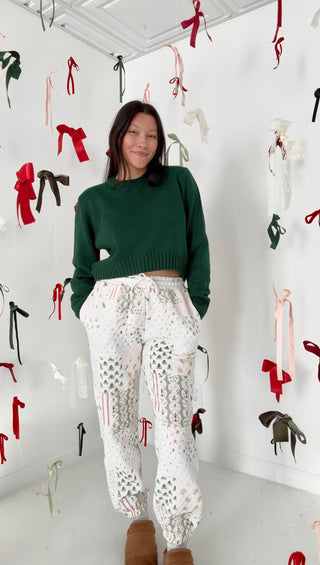 Holly Jolly Quilted Joggers