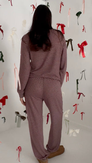 Drift Away Lounge Top - Red