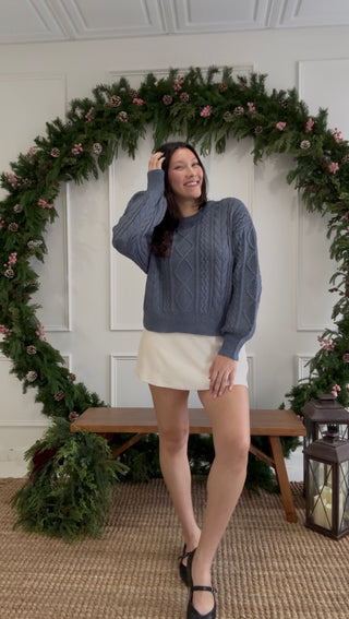 First Frost Sweater - Blue