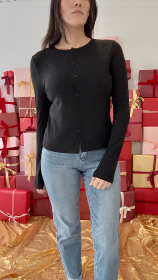 Evergreen Essential Top - Black