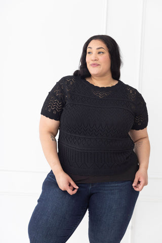 Black Magic Knit Top