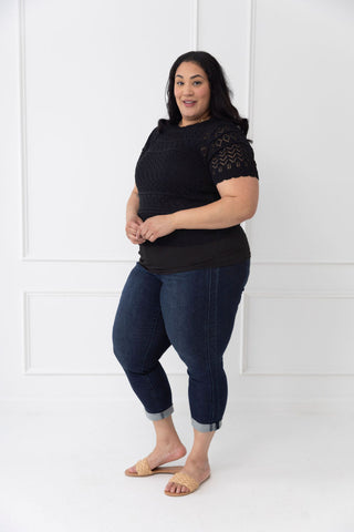 Black Magic Knit Top