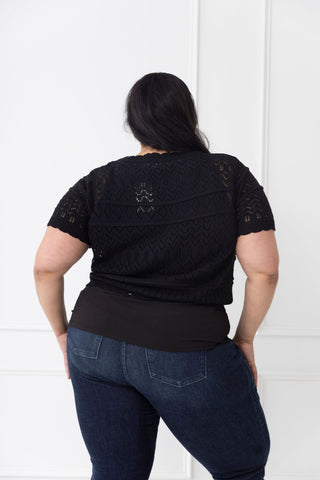 Black Magic Knit Top
