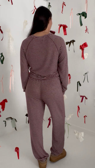 Drift Away Lounge Pants - Red