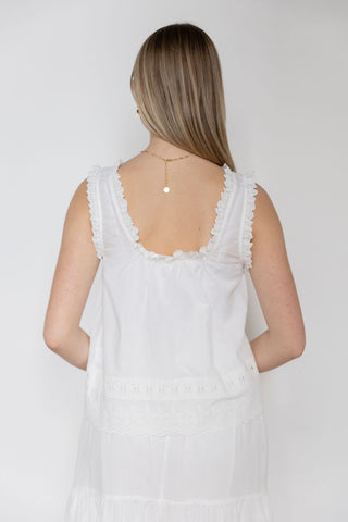 Chantilly Eyelet Tank Top