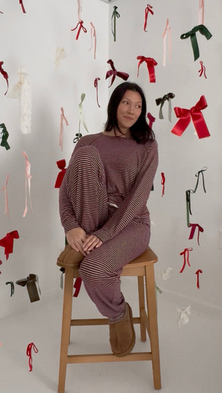 Drift Away Lounge Pants - Red