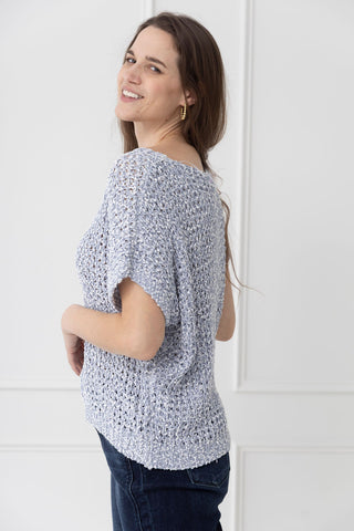 Salt & Sky Crochet Sweater