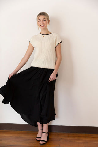 Dancing Night Dame Midi Skirt