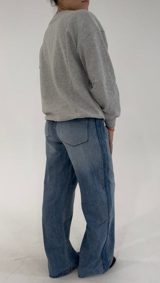 Curfew Queen Crewneck - Grey