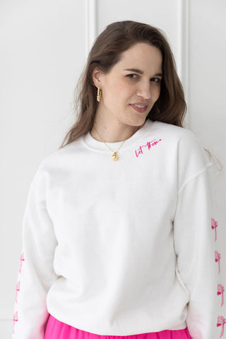Let Them Coquette Crewneck Sweatshirt