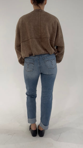 Off Duty Zip-Up Jacket - Brown