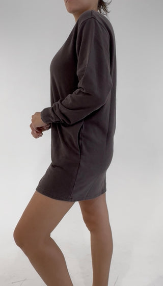 Lounge and Go Dress - Gray