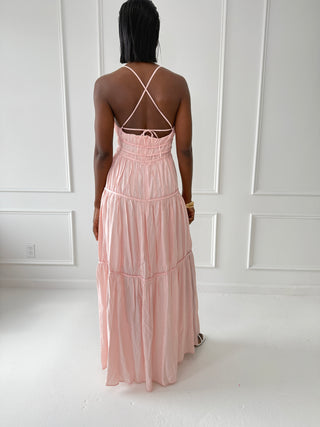 Fairy Tale Blushing Beauty Maxi Dress