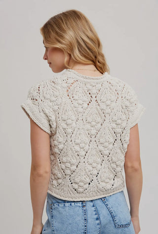 Feel So Fancy Knit Sweater - Cream