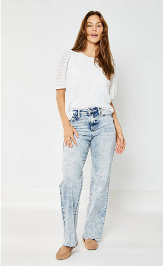 Judy Blue Mineral Wash Wide Leg