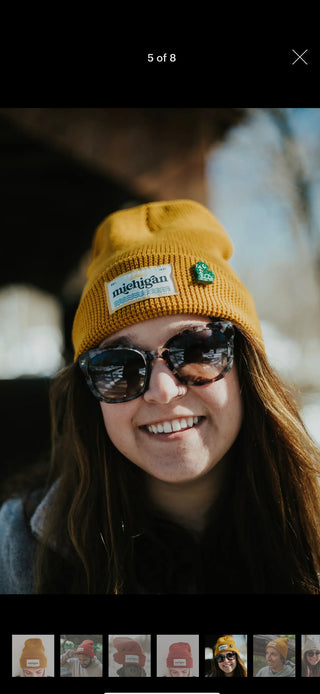 My Michigan Waffle Beanie