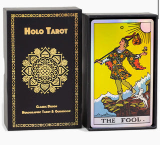 Holo Tarot | Holographic Tarot Deck & Guide | Made in USA |