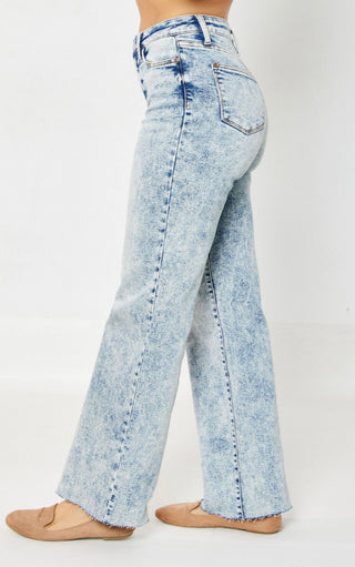 Judy Blue Mineral Wash Wide Leg