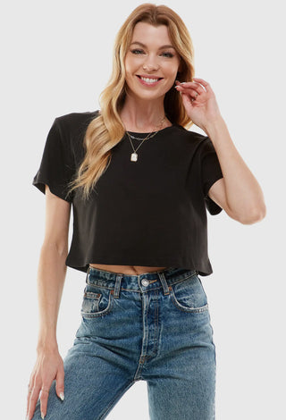 Girl Crush Cotton Boxy Crop Top