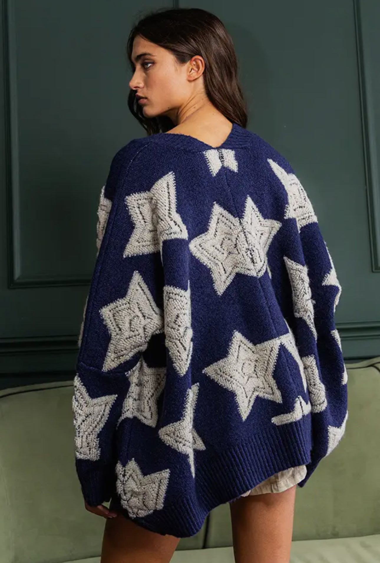 Star Spangled Sweater Cardigan