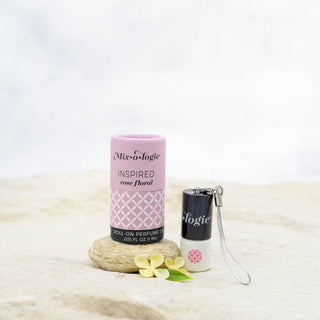 Inspired (rose floral) Mini Roll-On Perfume Keychain (1 mL)