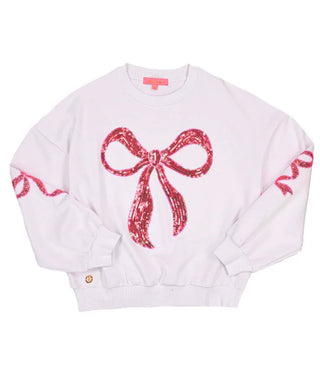 Lovers Bow Sequin Sweatshirt