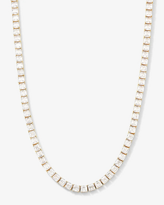 Melinda maria queen tennis necklace 16" close up