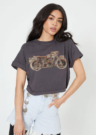 Motorcycle Crop Tee