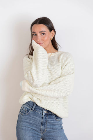 Partly Cloudy Oversized Sweater