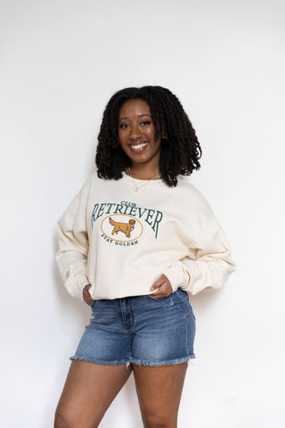 Stay Golden Retriever Crewneck Sweatshirt