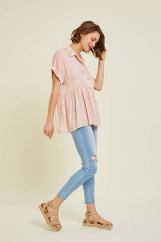 Dolly P Babydoll Blouse