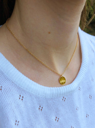 Botanical Gold Dipped Necklaxe