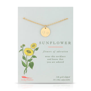 Botanical Gold Dipped Necklaxe