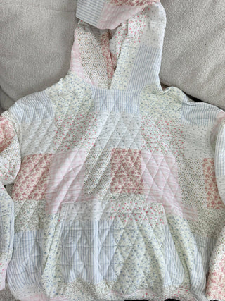 Sweetheart Quilted Pastel Hoodie