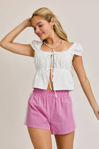 Summers Are For the Girls Eyelet Top