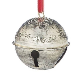 3.5 H Elf Bell Ornament On Ribbon With Tag