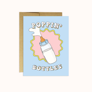 Poppin' Bottles | Baby Card