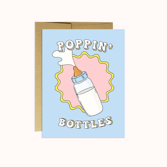 Poppin' Bottles | Baby Card